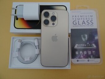 iPhone 14 PRO 128GB GOLD - ZÁRUKA 1 ROK