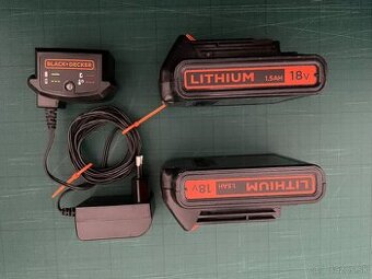 PREDANÉ: BATÉRIA BLACK & DECKER + NABÍJAČKA