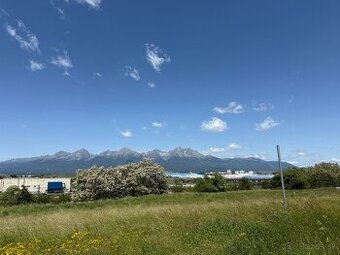 Predám záhradu s výhľadom na V. Tatry, Poprad-Stráže