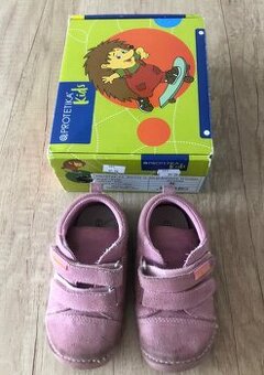 Ružové kožené barefoot topánky Protetika Silvana 24, 13.50 E