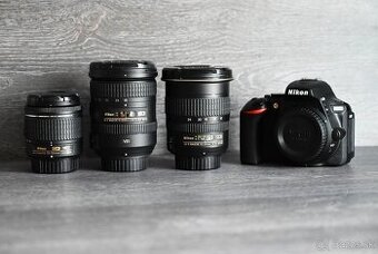 Objektívy Nikon AF-S 18-200, 12-24, 50