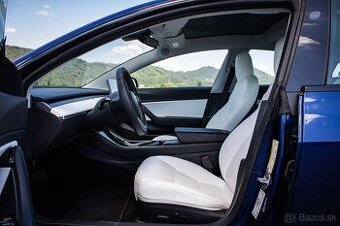 Tesla Model 3 Long Range, biely int, Premium Audio, 4x4, DPH