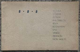 (bibliofília/M. Galanda) Lístky z malé kartotéky, 1931