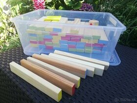 Drevená hra - stavebnica