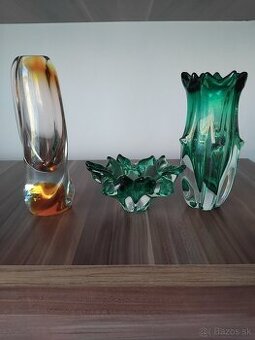 Na predaj hutné sklo a brúsené misy