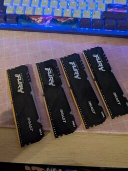 Predám Kingston FURY 32 GB KIT DDR4 3600 MHz CL17 Beast RGB