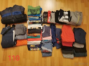 Balíky chlapčenského oblečenia 98/104, 110, 116, 122/128