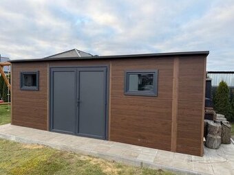 Záhradný domček 5,5x3 m z PUR panelov