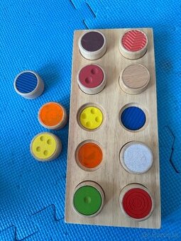 Montessori senzoricka hra na hmat