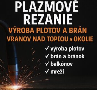 Kovovýroba, rezanie cnc plazmou