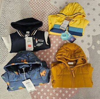 Detské bundy ( nové) veľ. 68-74