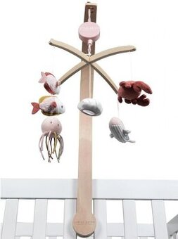 Little Dutch Drevený kolotoč ocean pink