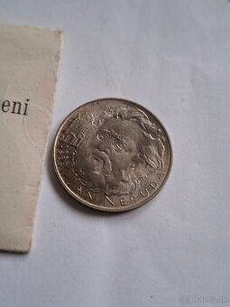 Strieborná minca 100 KČS JAN NERUDA 1984 Ag
