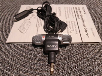 Kondenzátorový stereomikrofón pre Sony MD, DAT rekordéry