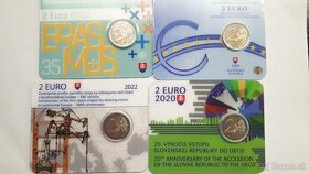 Slovensko BU coin cards