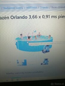Bazén Orlando3. 60x 0.90cm. Kompletný - 1