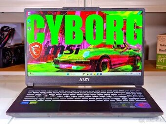 Nový herný notebook MSI CYBORG | RTX 4060 | i5-13420 | DDR5