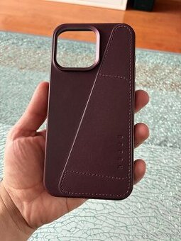 Mujjo Wallet case fullgrain leather iPhone 15 Pro Max