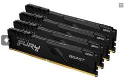 RAM DDR4 2/4x32GB 3600MHz CL18 FURY Beast Black Kingston