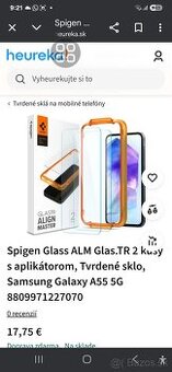 Spigen Glass ALM Glas.TR 2 kusy s aplikátorom, Tvrdené sklo,