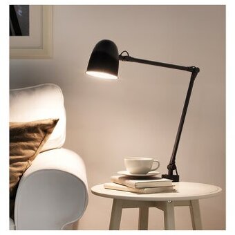 IKEA SKURUP Pracovná/nástenná lampa, čierna