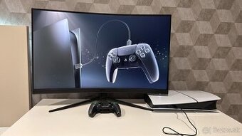 PS5 digital edition + pulse elite + monitor MSI 31,5 (WQHD)