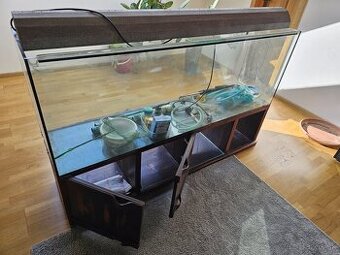 Akvárium/terárium 400L + podstavec z masívu