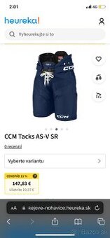 Nohavice CCM ASV veľkosť M