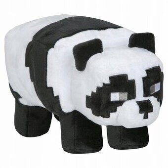 MINECRAFT velky plysak- pavuk, vlk,ocelot, liska,panda,dedin
