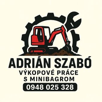 Zemné a výkopové práce s minibagrom