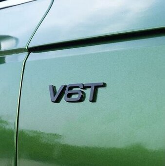 Napis logo AUDI V6T V8T oznacenie na blatnik - 1