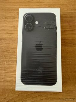 iPhone 16 128 GB čierny - nerozbalený, záruka do 10/2027