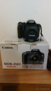 Canon EOS 450D so stojanom - ako nový