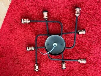 Stropne svietidlo cierne