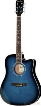 Predám modrú elektro-akustickú gitaru