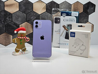 iphone 12 64GB Fialový | 100% ZDRAVIE - 1