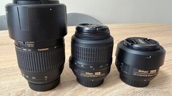 Predám objektívy pre Nikon