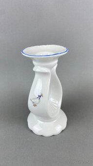 Svietnik s motívom husičiek, modrá linka