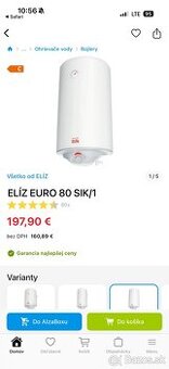 Ohrievač vody - ako nový