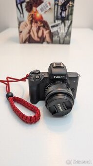 Predám Canon EOS M50 + objektív 15-45mm + príslušenstvo