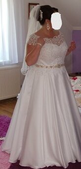Predám krásne snehobiele svadobné šaty