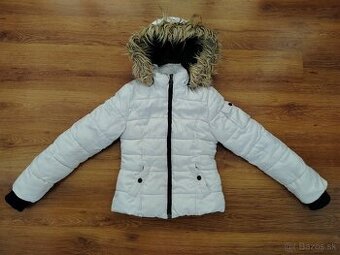 Zimná kontrastná bundička H&M, veľ. 146