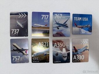 SBĚRATELSKÉ KARTY - DELTA AIRLINES TRADING CARD