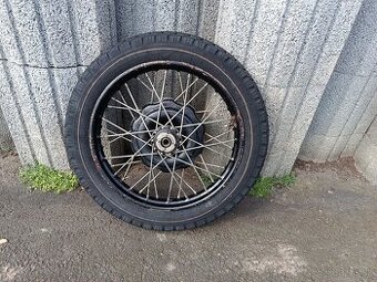 Kolo pneu i-40 3.75-19 duše dráty ráfek špice ložiska buben