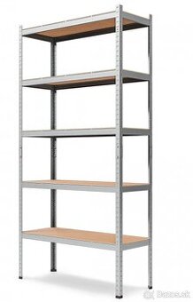 Kovový Regál Série PRIMO 180x80x45 5 políc Nosnosť 500 KG- P