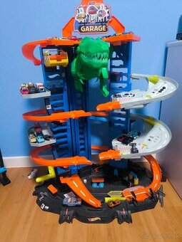 Hot Wheels City T-Rex Garáž
