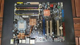 ASUS P5KC, Intel Core 2 QUAD Q6600, DDR2 Corsair XMS2 4 GB - 1