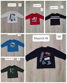 Chlapčenské tričko 68 Mayoral