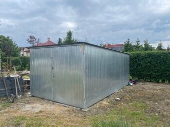 Plechová garáž 3x5m ,stavebná búda