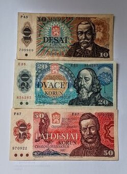 RETRO BANKOVKY ČESKOSLOVENSKE TRIO